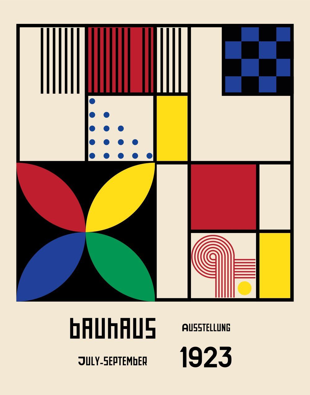 Konten Poster Bauhaus Collection 1400 Plus 11X14 Inch
