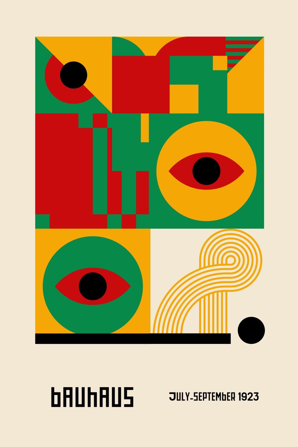 Konten Poster Bauhaus Collection Rasio 2 3