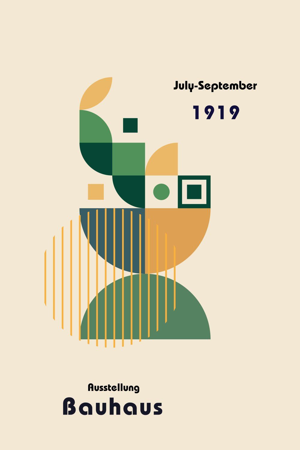 Konten Poster Bauhaus Collection Rasio 2 3