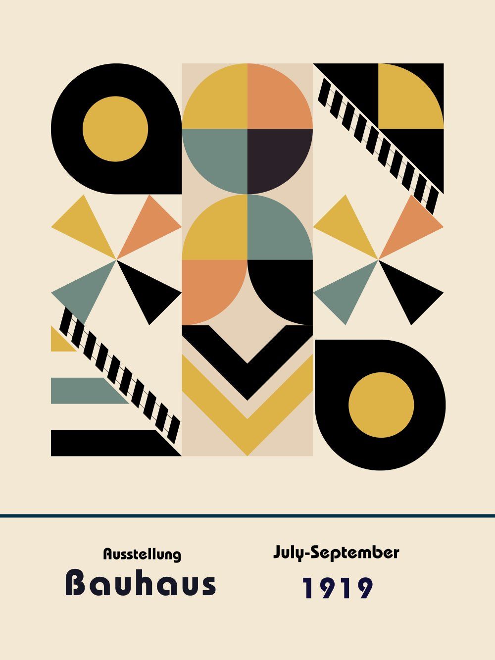 Konten Poster Bauhaus Collection Rasio 3 4