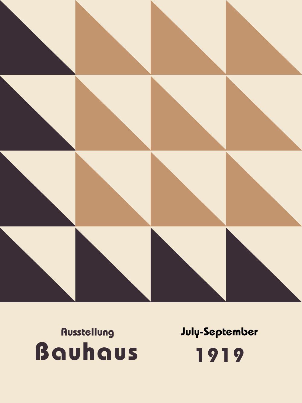 Konten Poster Bauhaus Collection Rasio 3 4