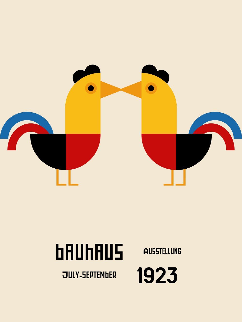 Konten Poster Bauhaus Collection Rasio 3 4
