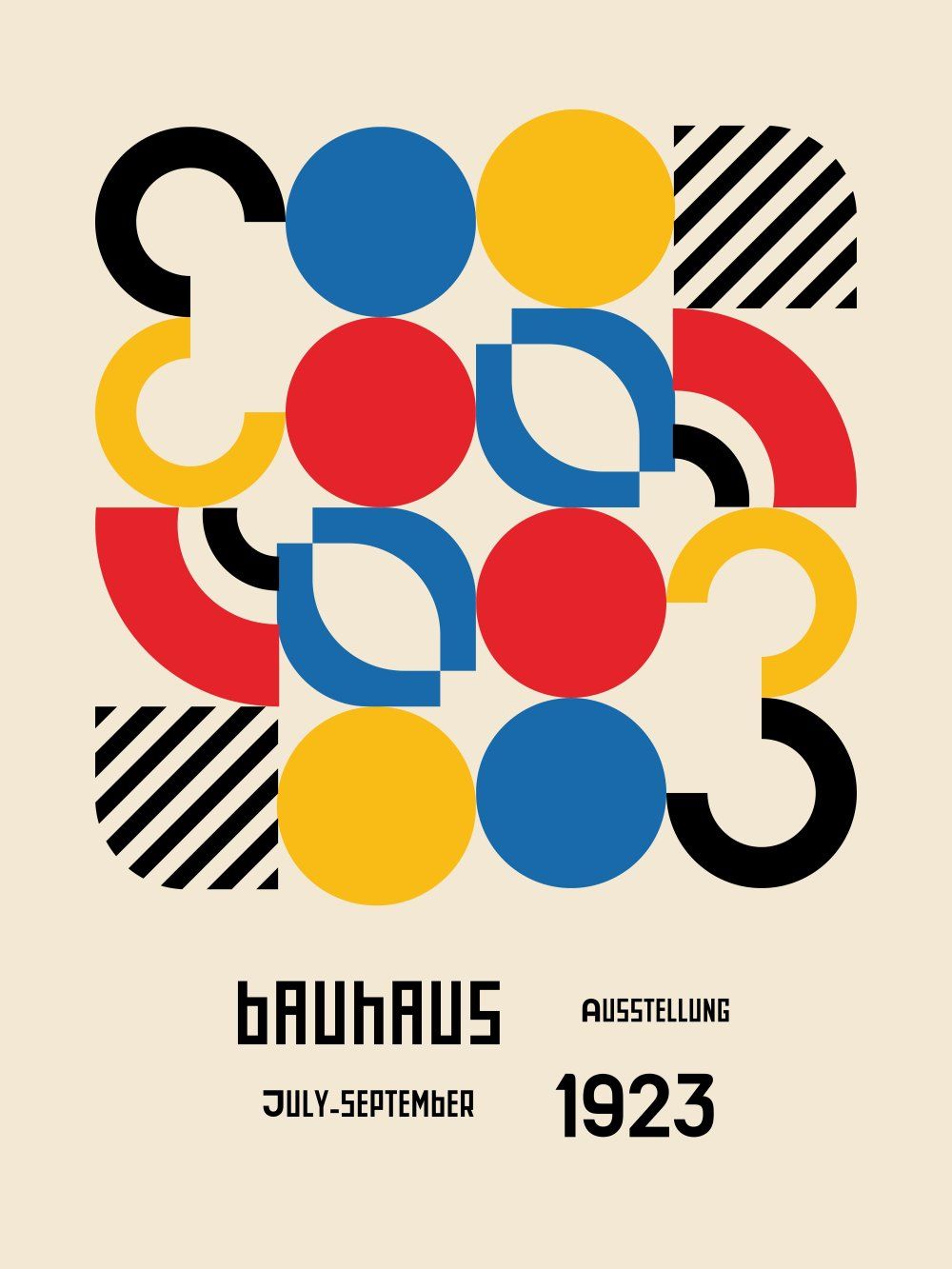 Konten Poster Bauhaus Collection Rasio 3 4