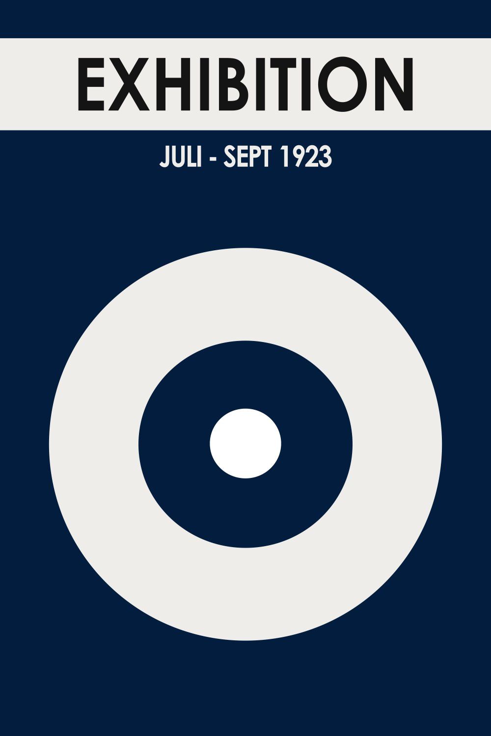 Konten Poster Ekspo Bauhaus 1923