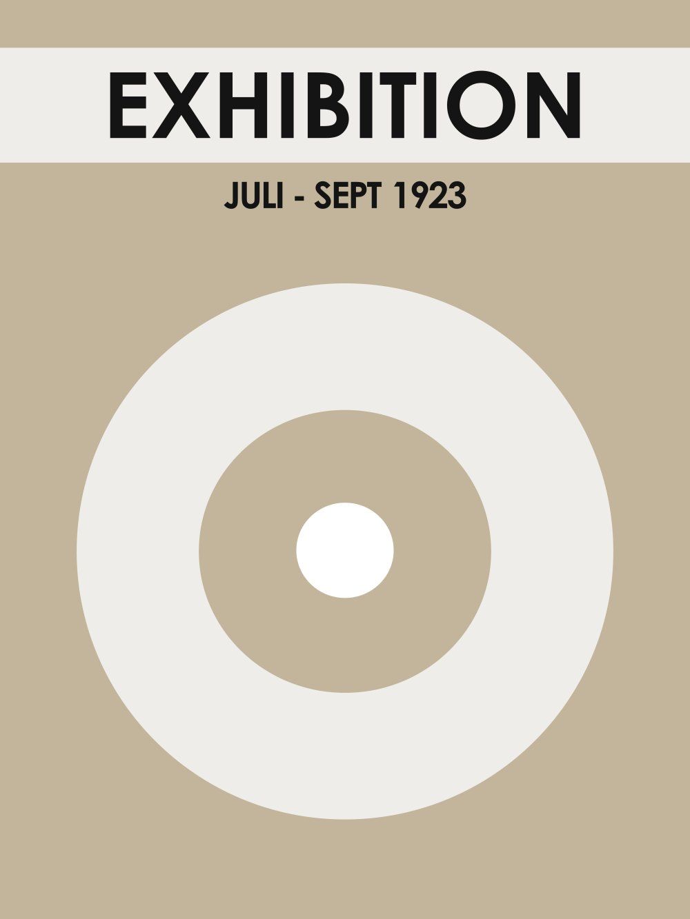 Konten Poster Eksposis Bauhaus