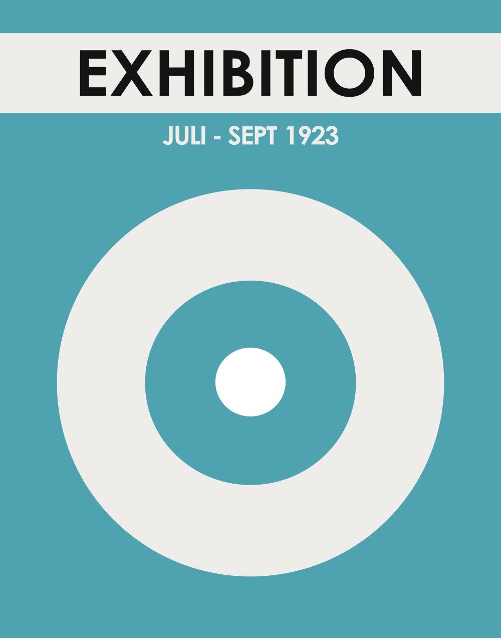 Konten Poster Eksposis Bauhaus