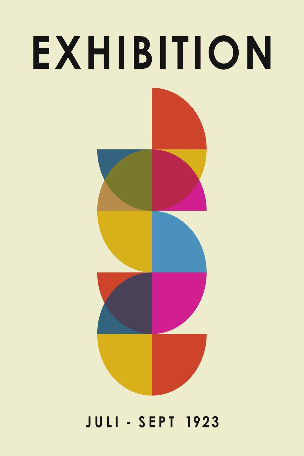 Konten Poster Pameran Abstrak Warna