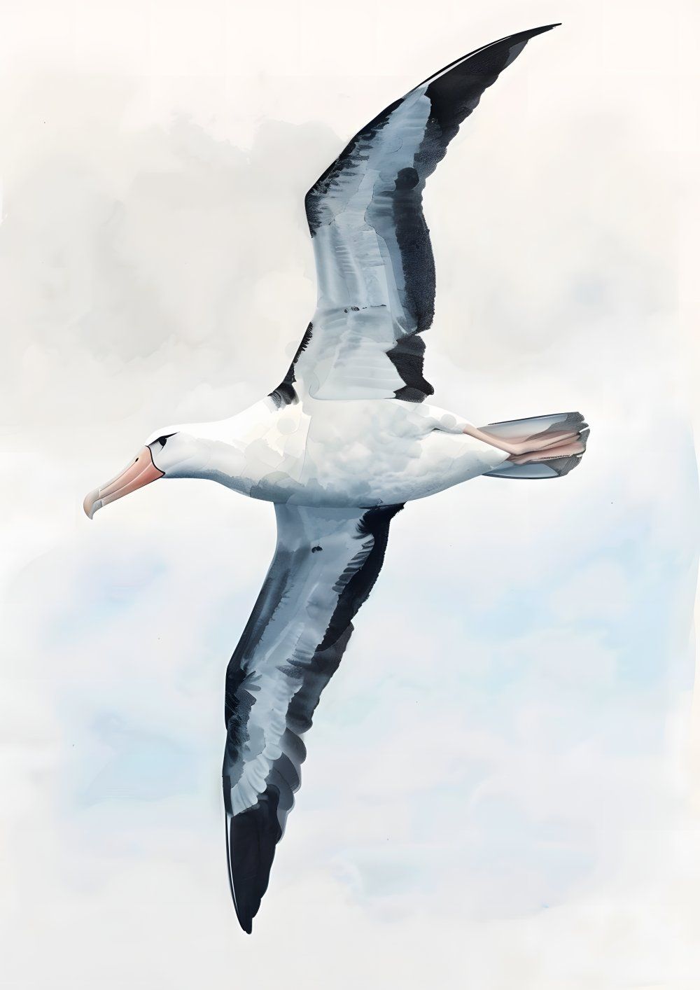 Konten Seagull Flying Over Water
