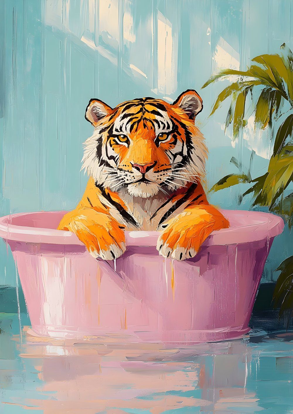 Konten Tiger di dalam Banyu