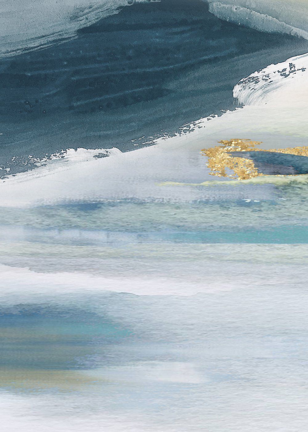 Konten Waves In Blue And White