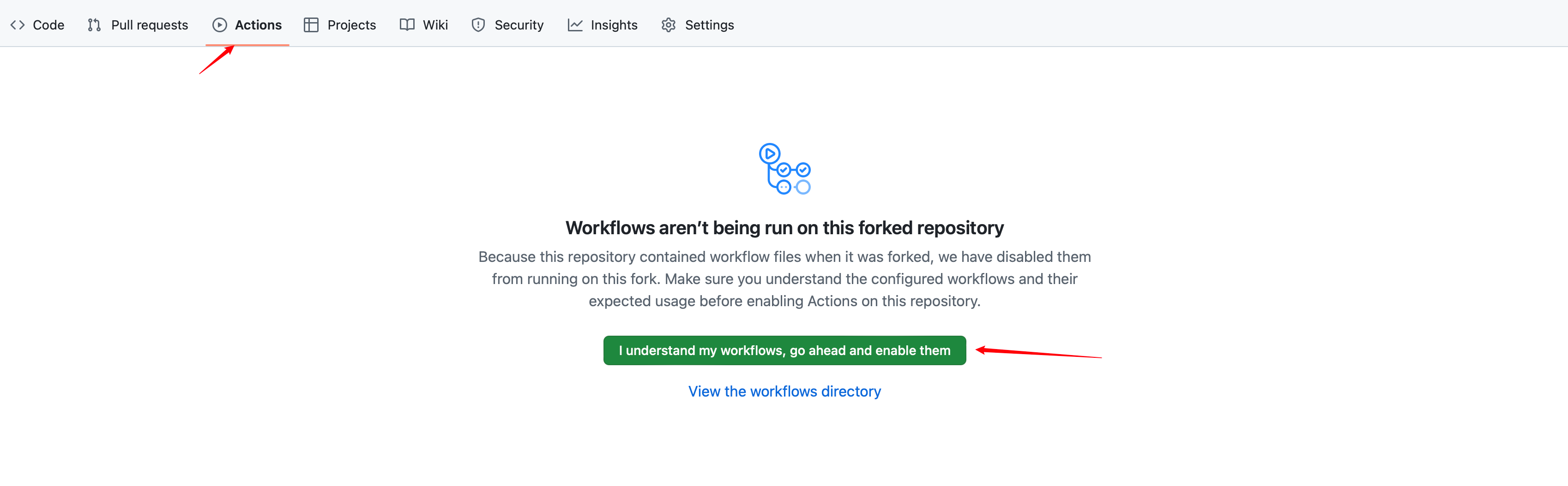 github actions
