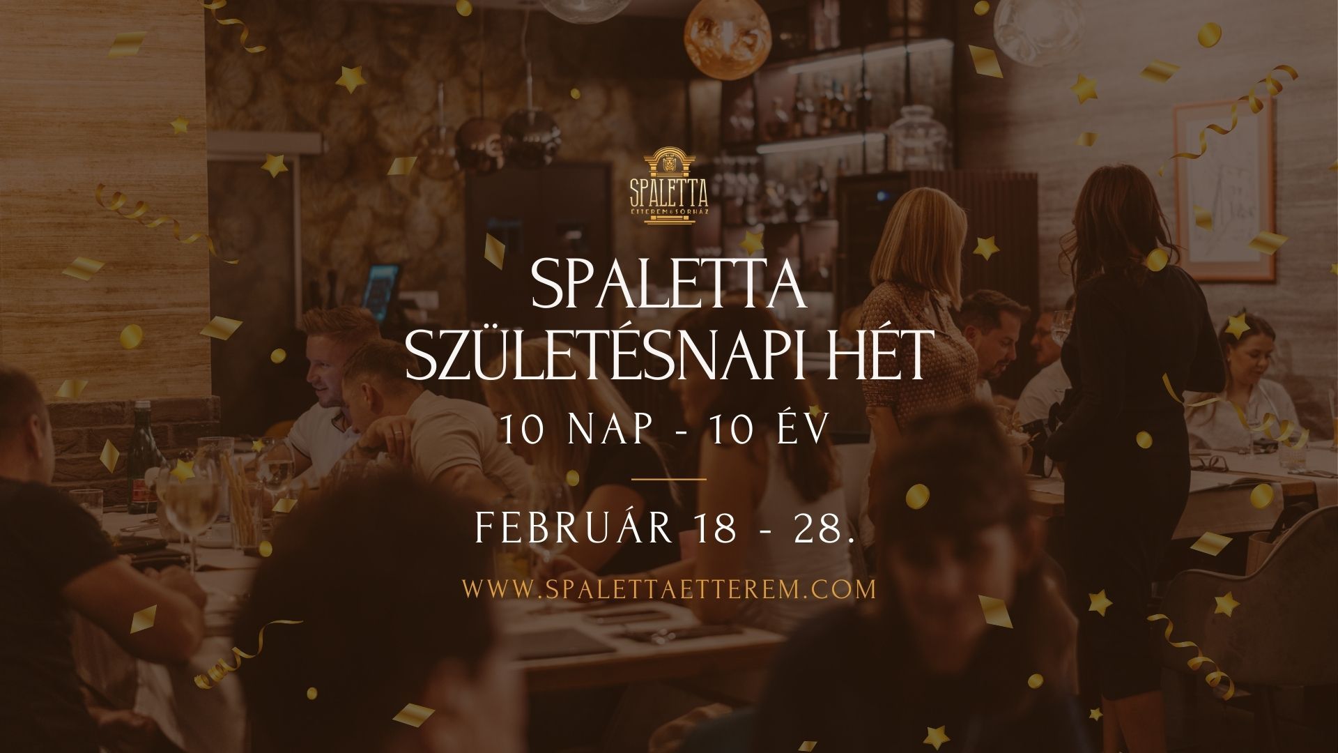 Spaletta születésnapi hét - 10 nap - 10 év