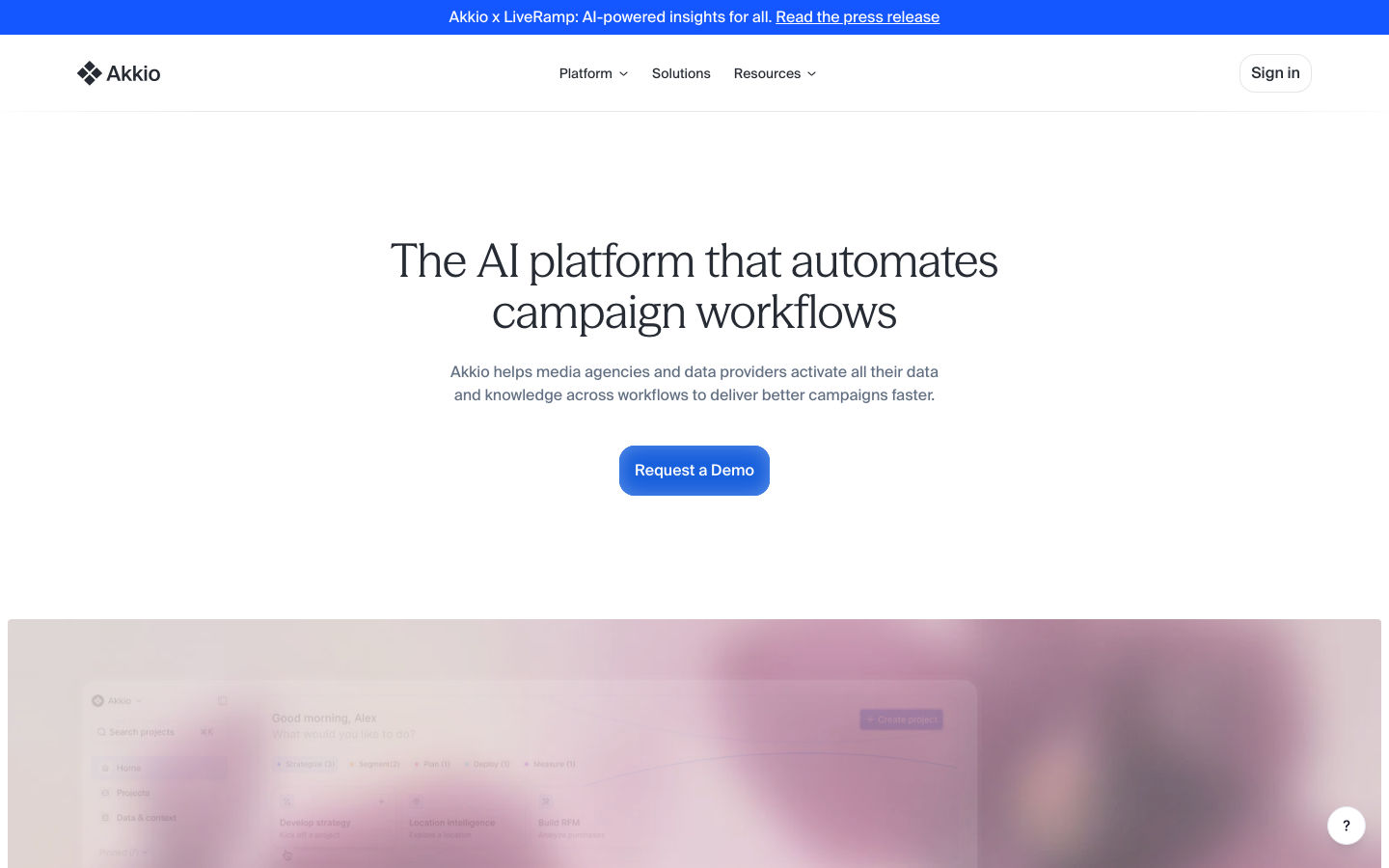 Akkio product preview