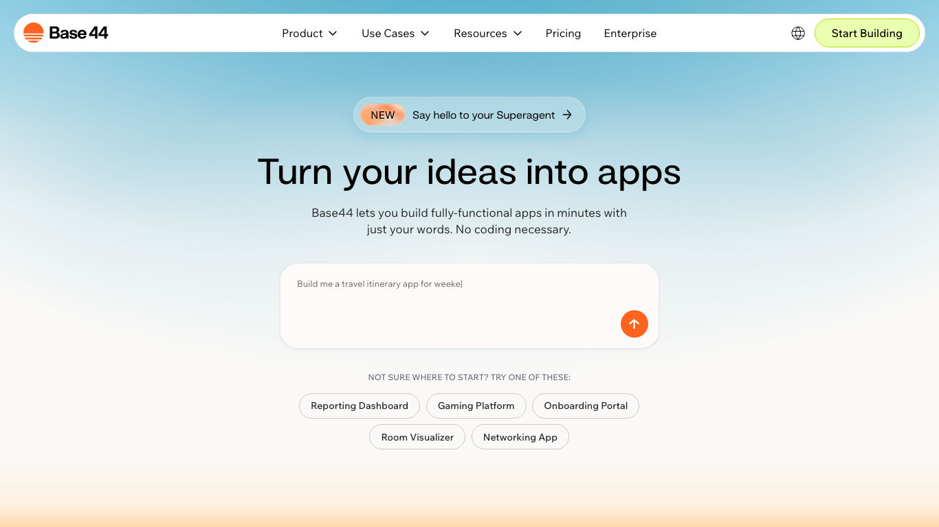 Base44 product preview