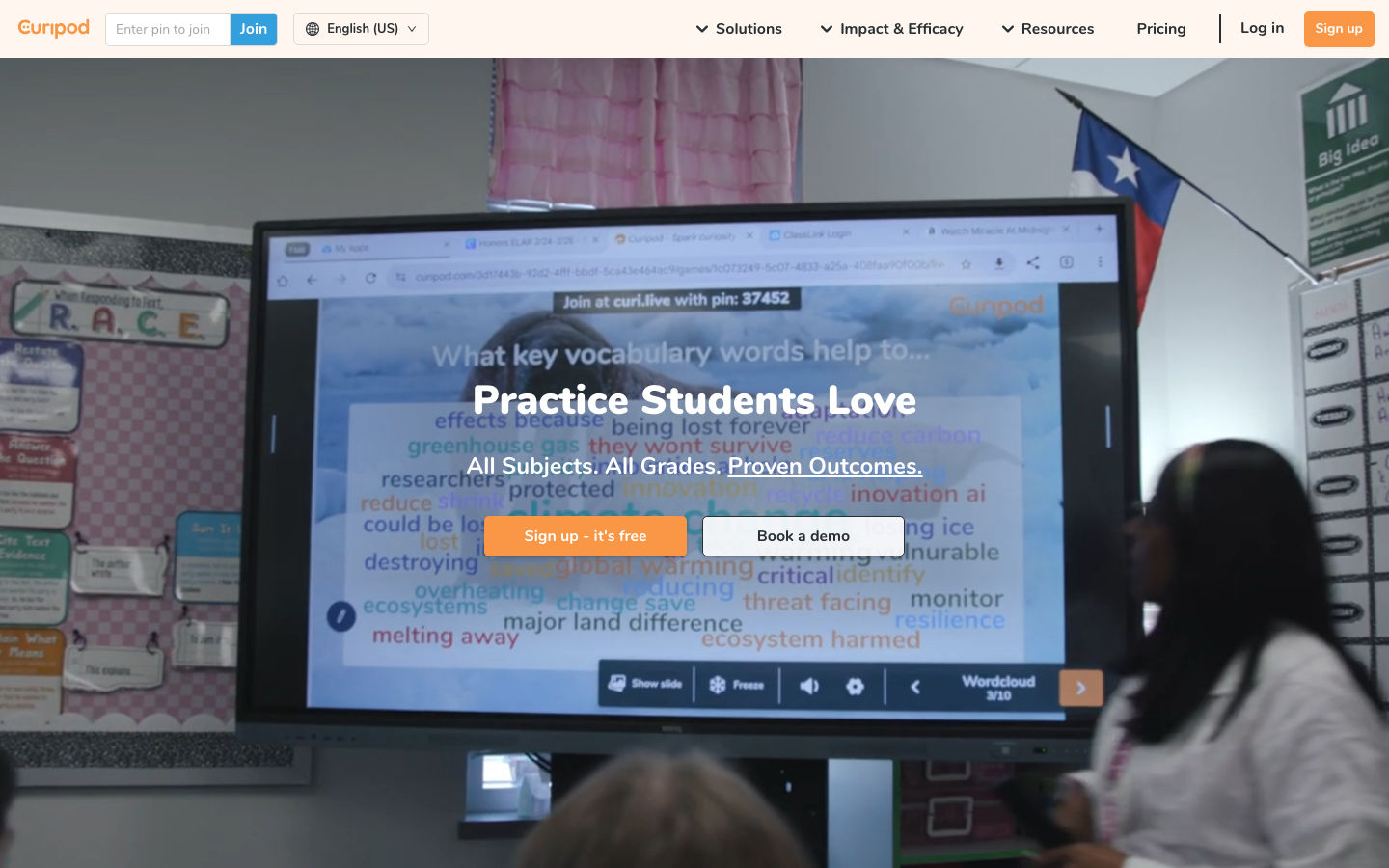 Curipod product preview