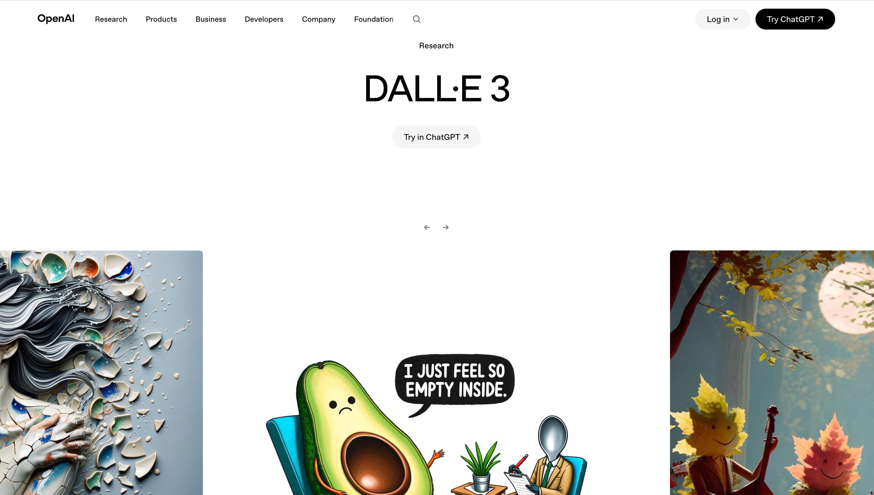OpenAI DALL·E 3 product preview
