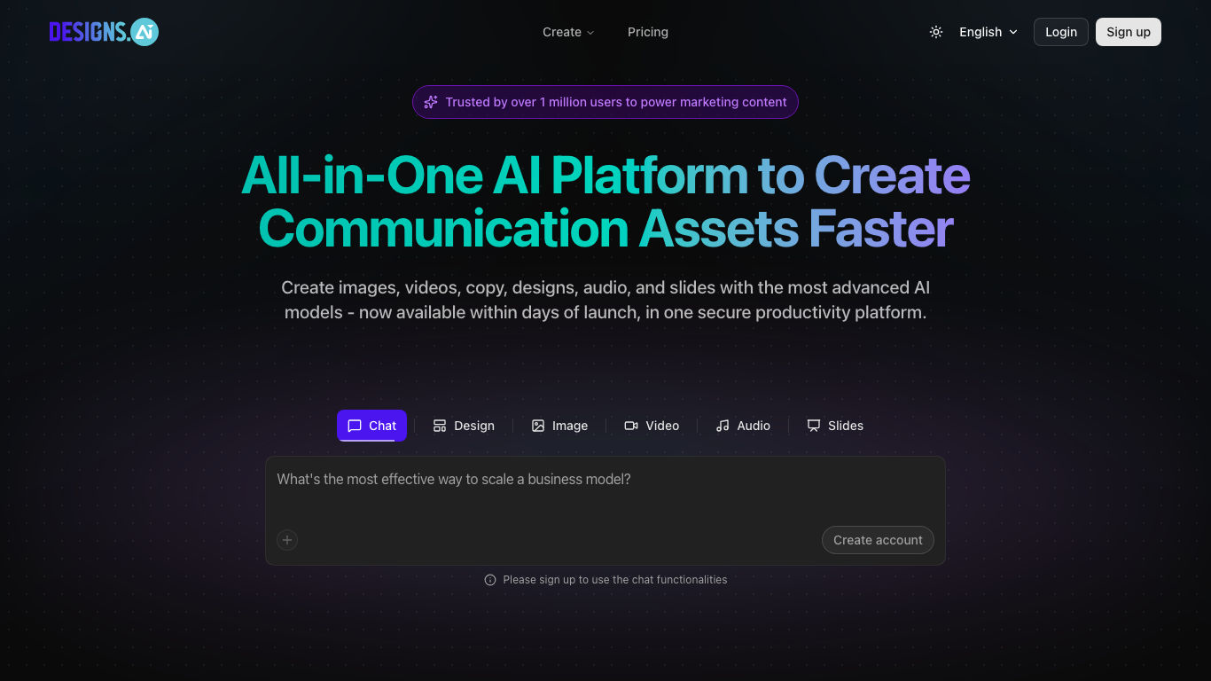 Designs.ai product preview
