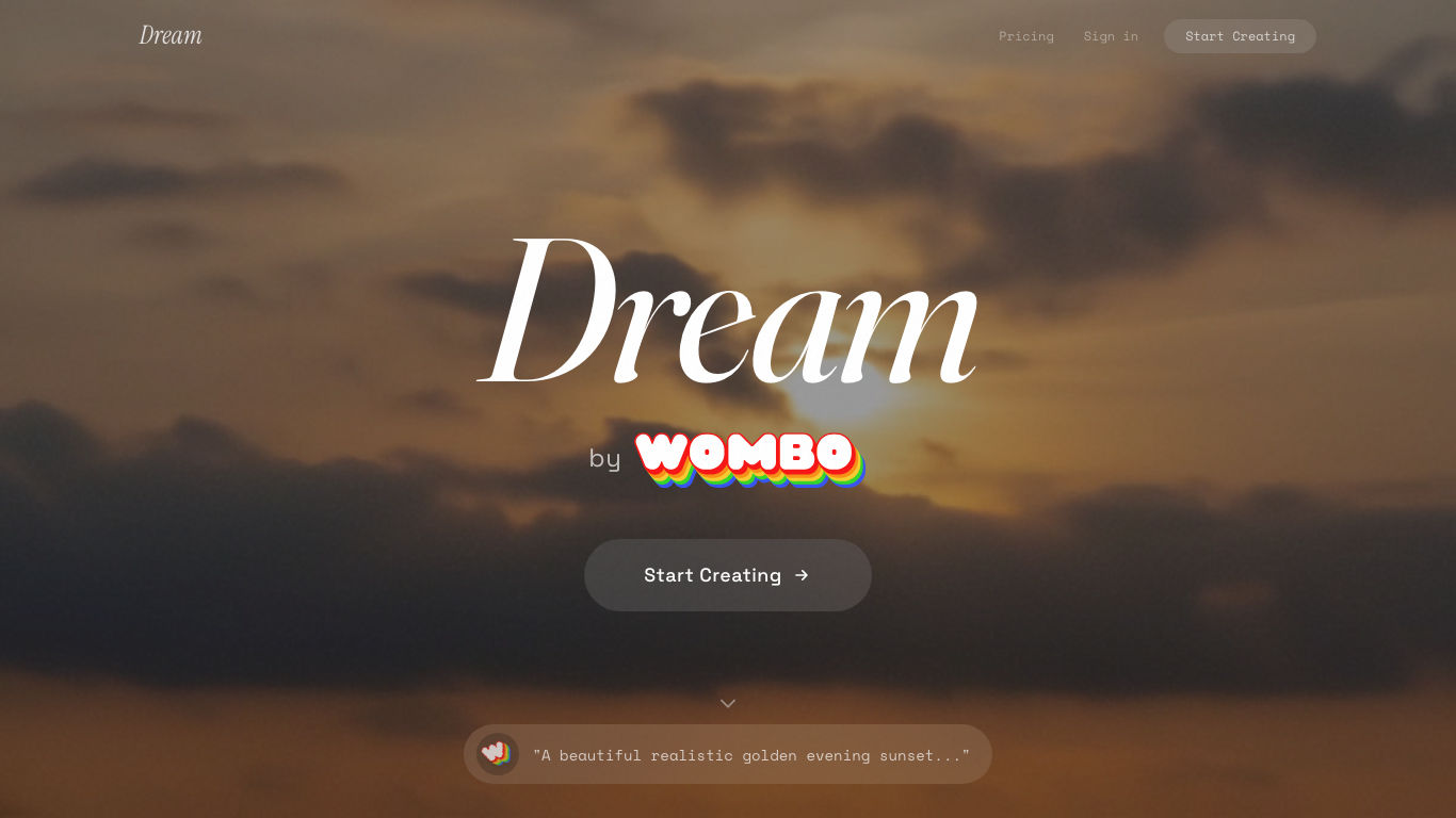Dream by Wombo product preview