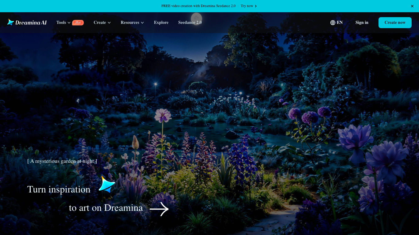 Dreamina product preview