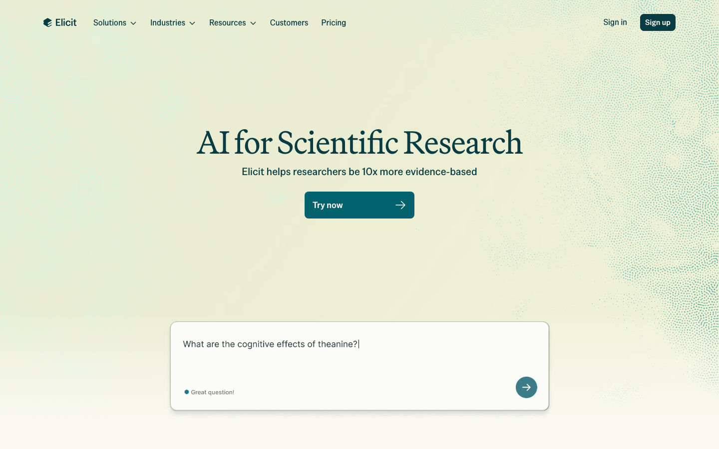 Elicit product preview