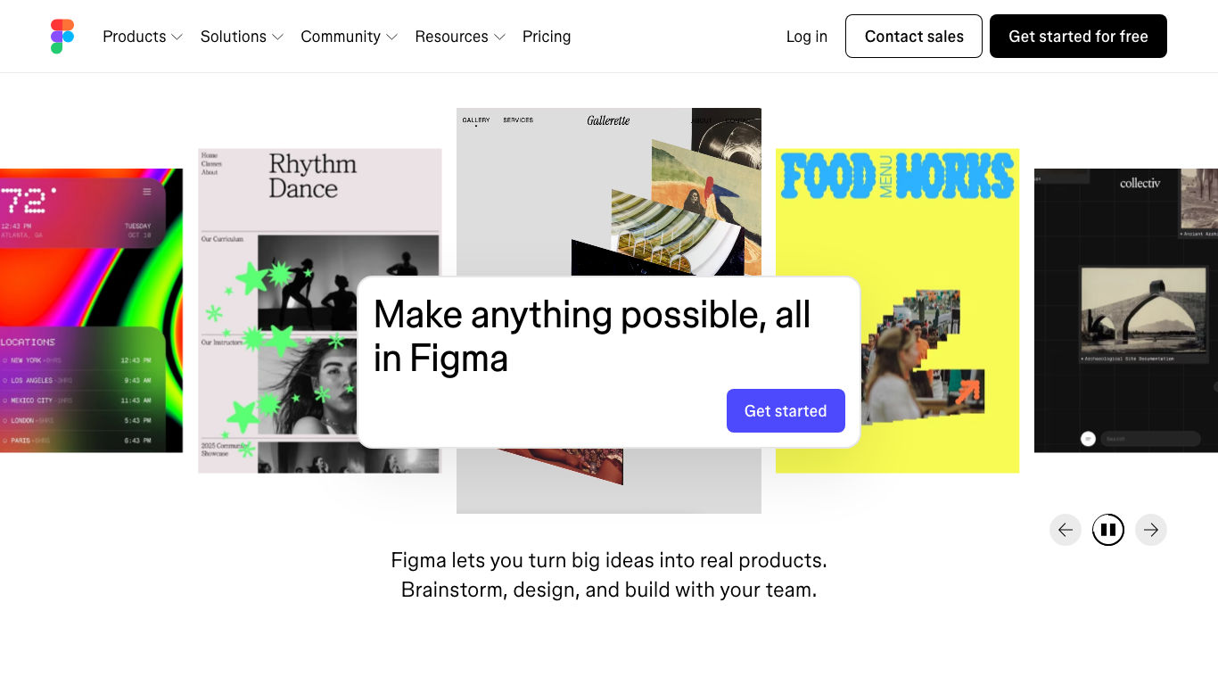 Figma product preview