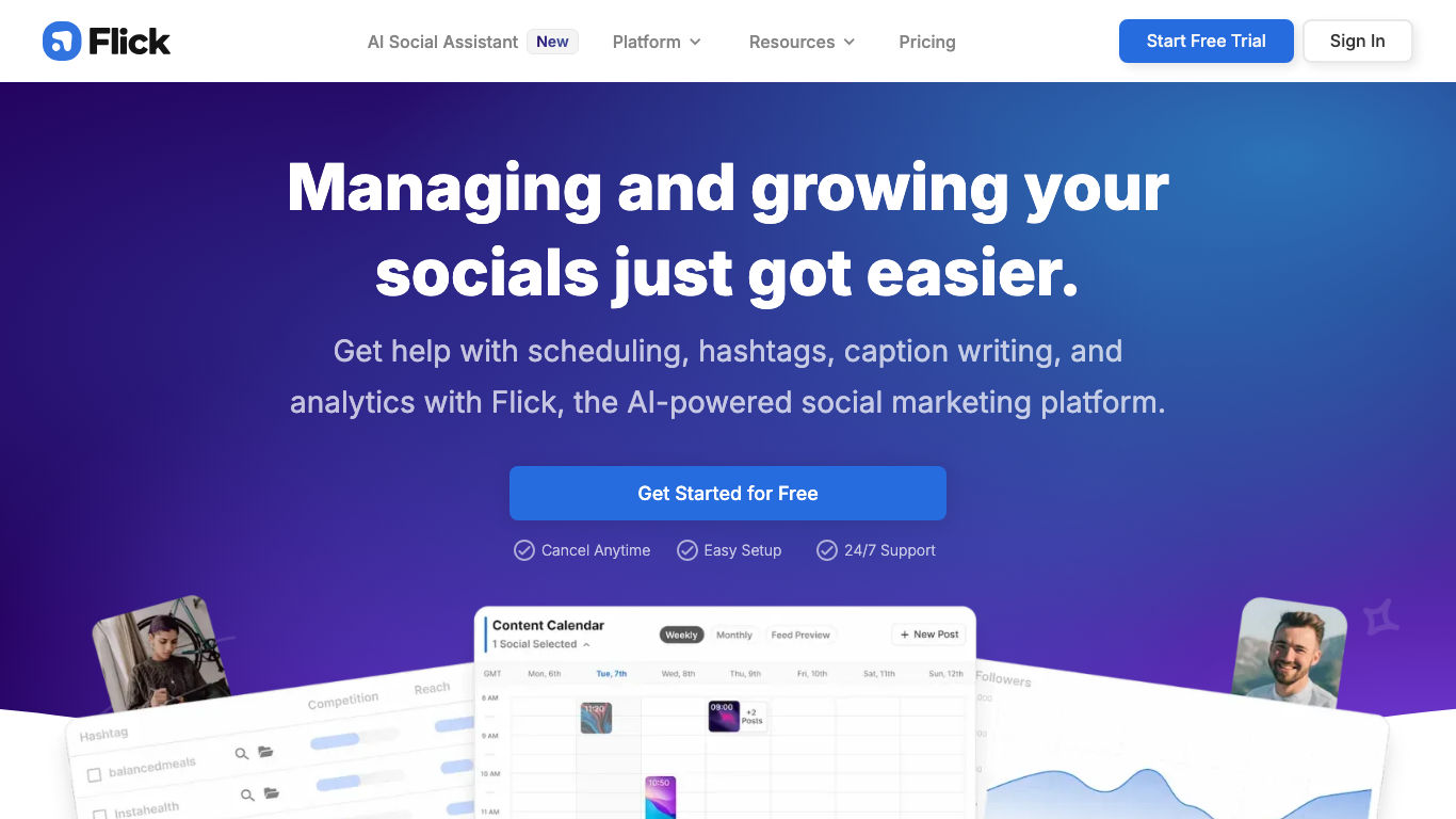 Flick product preview