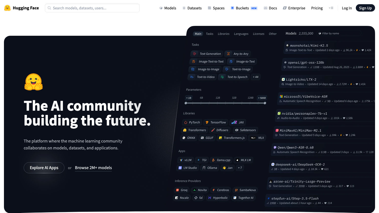 Hugging Face product preview