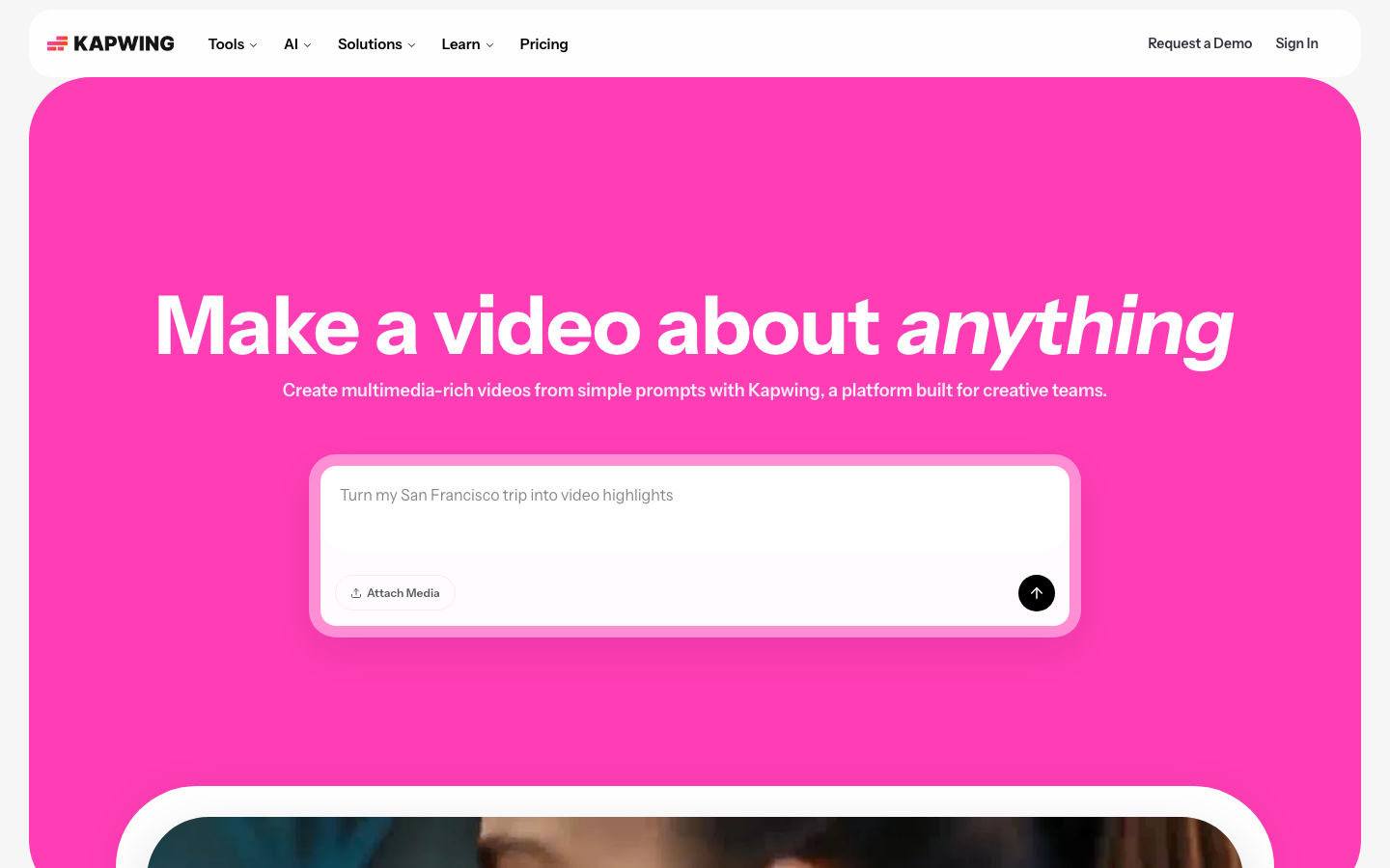 Kapwing product preview