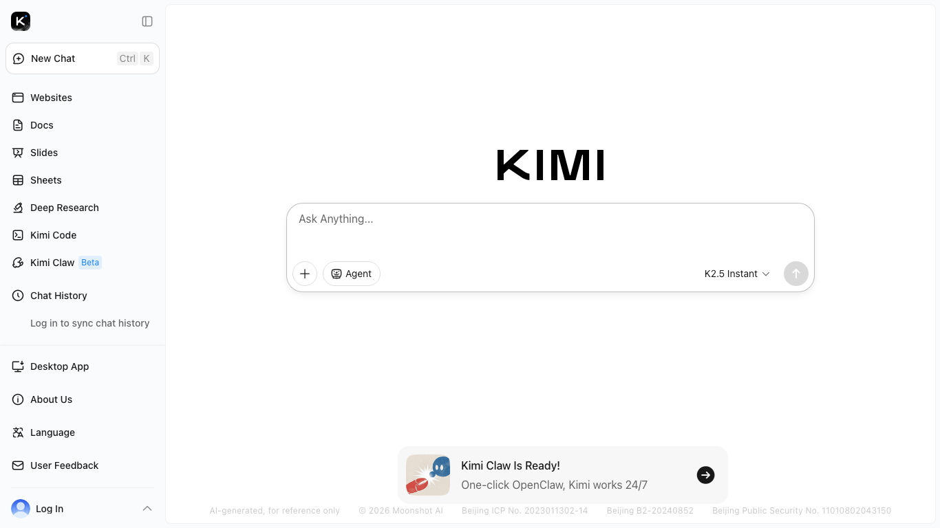 Kimi AI product preview