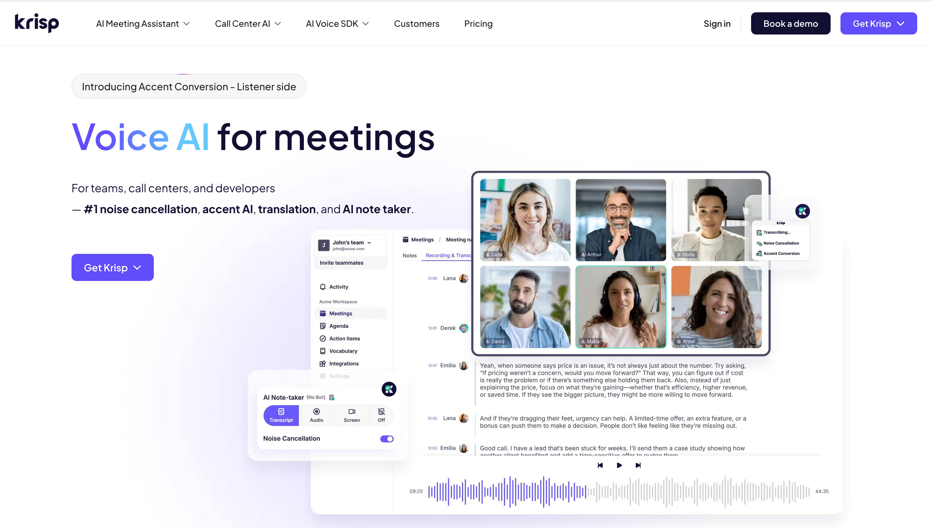 Krisp product preview