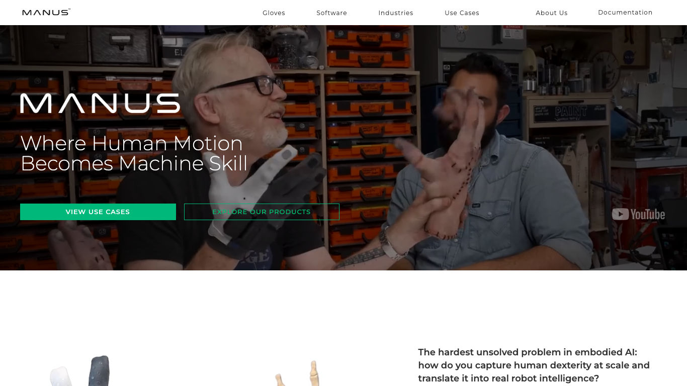 Manus product preview