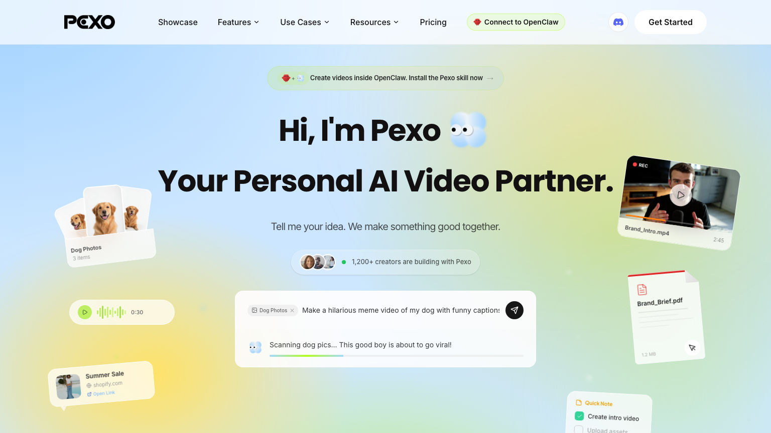Pexo product preview