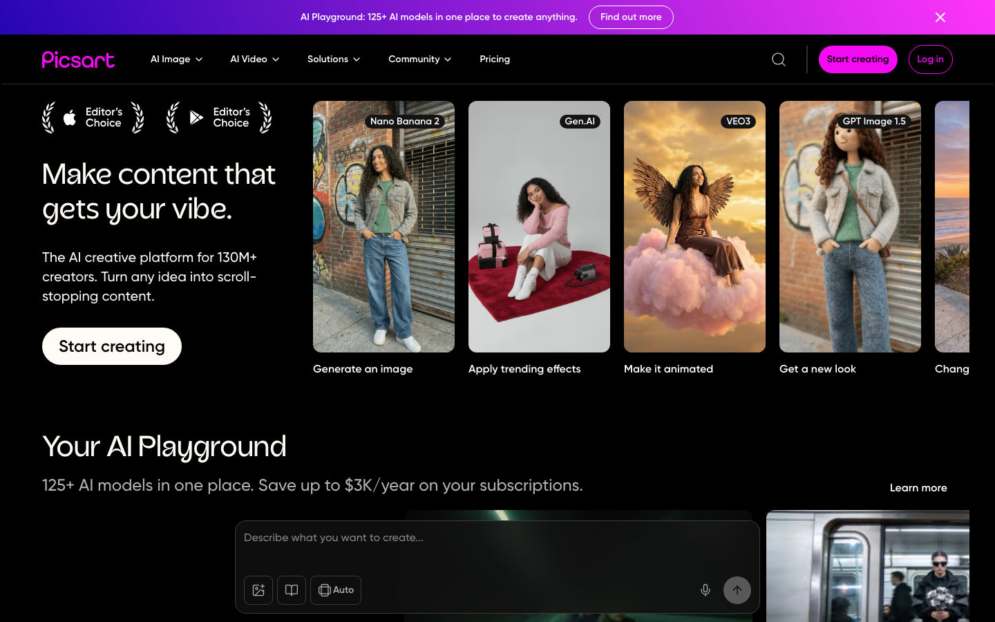 Picsart product preview