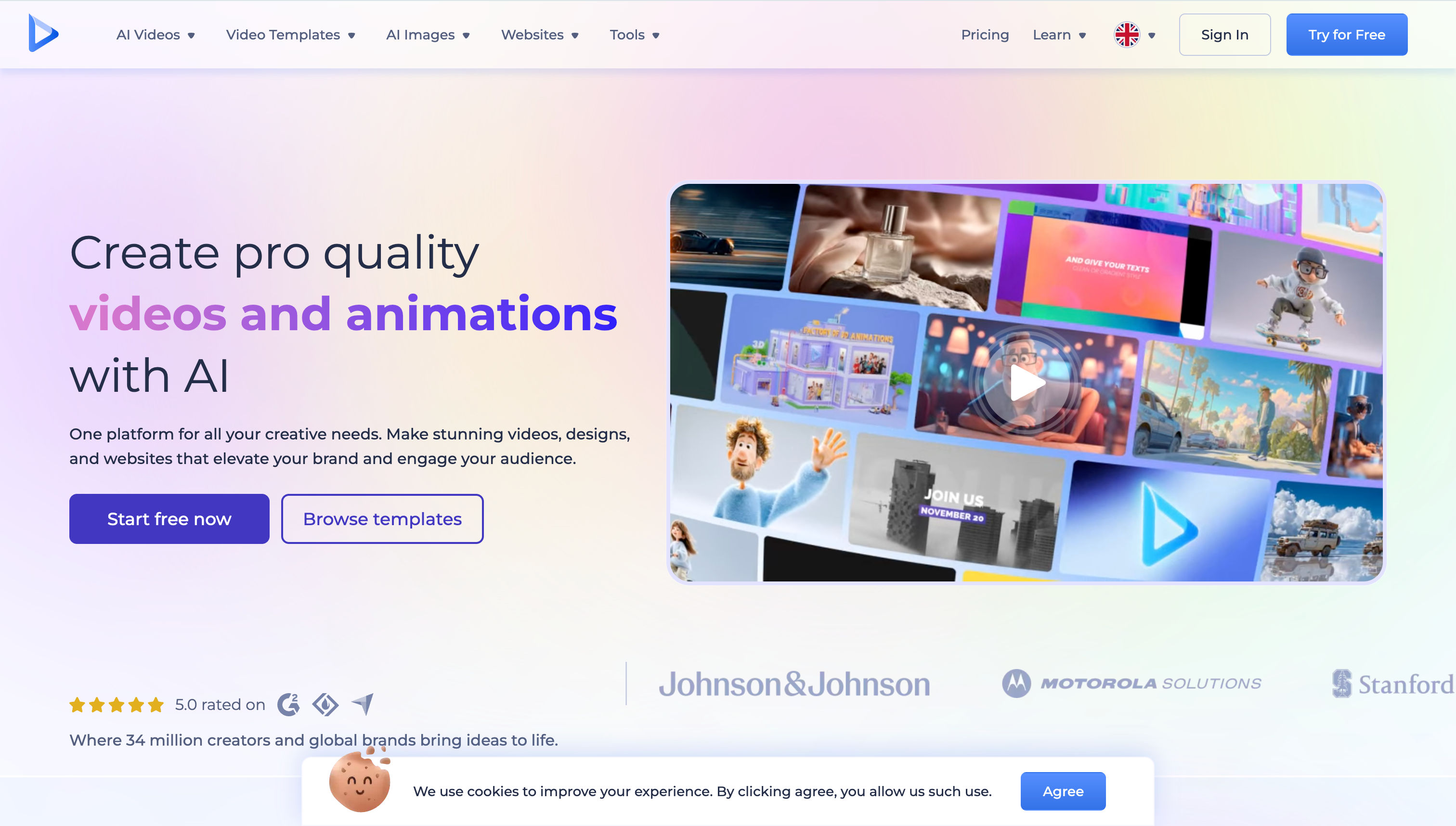 Renderforest product preview