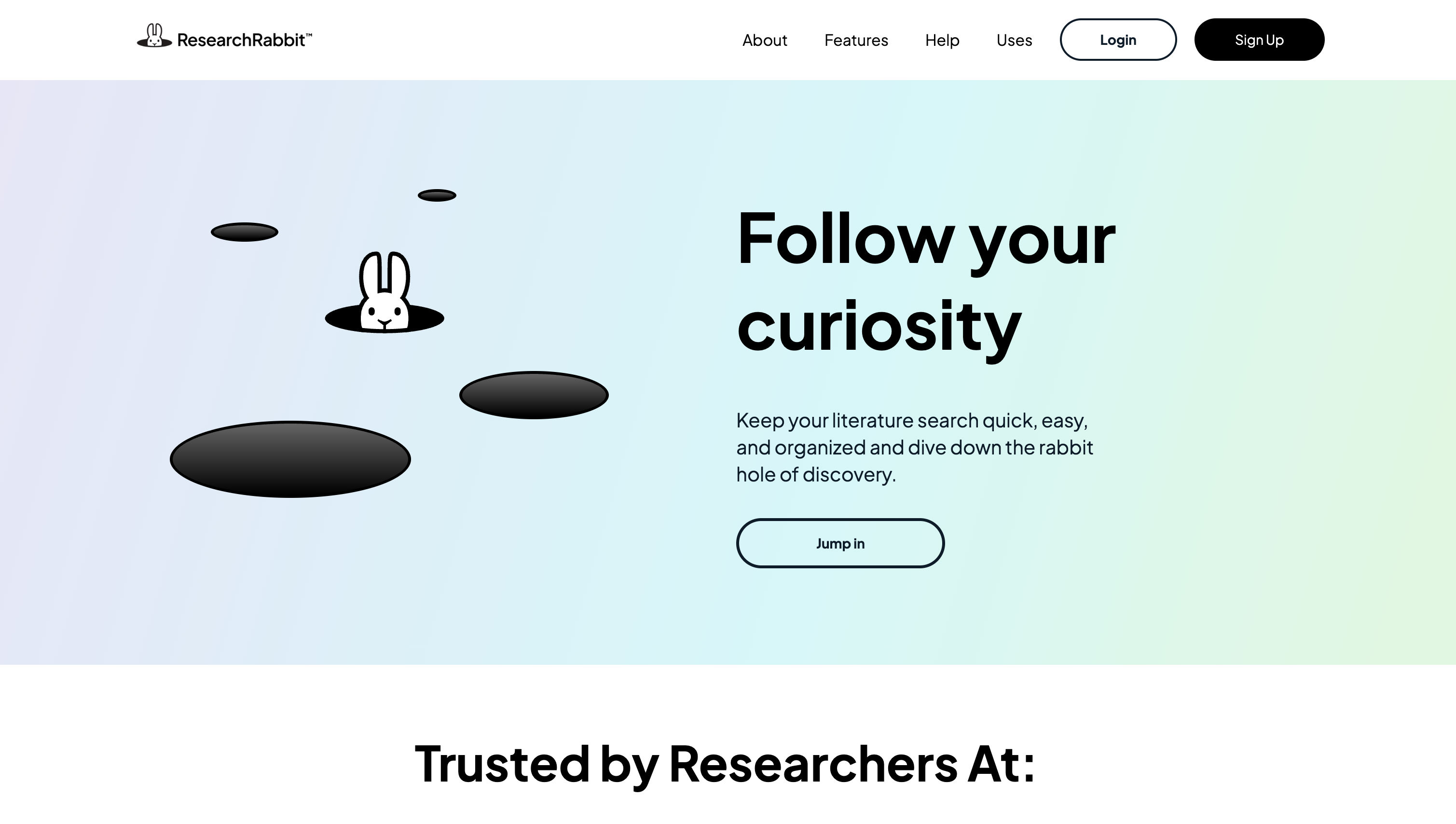 ResearchRabbit product preview