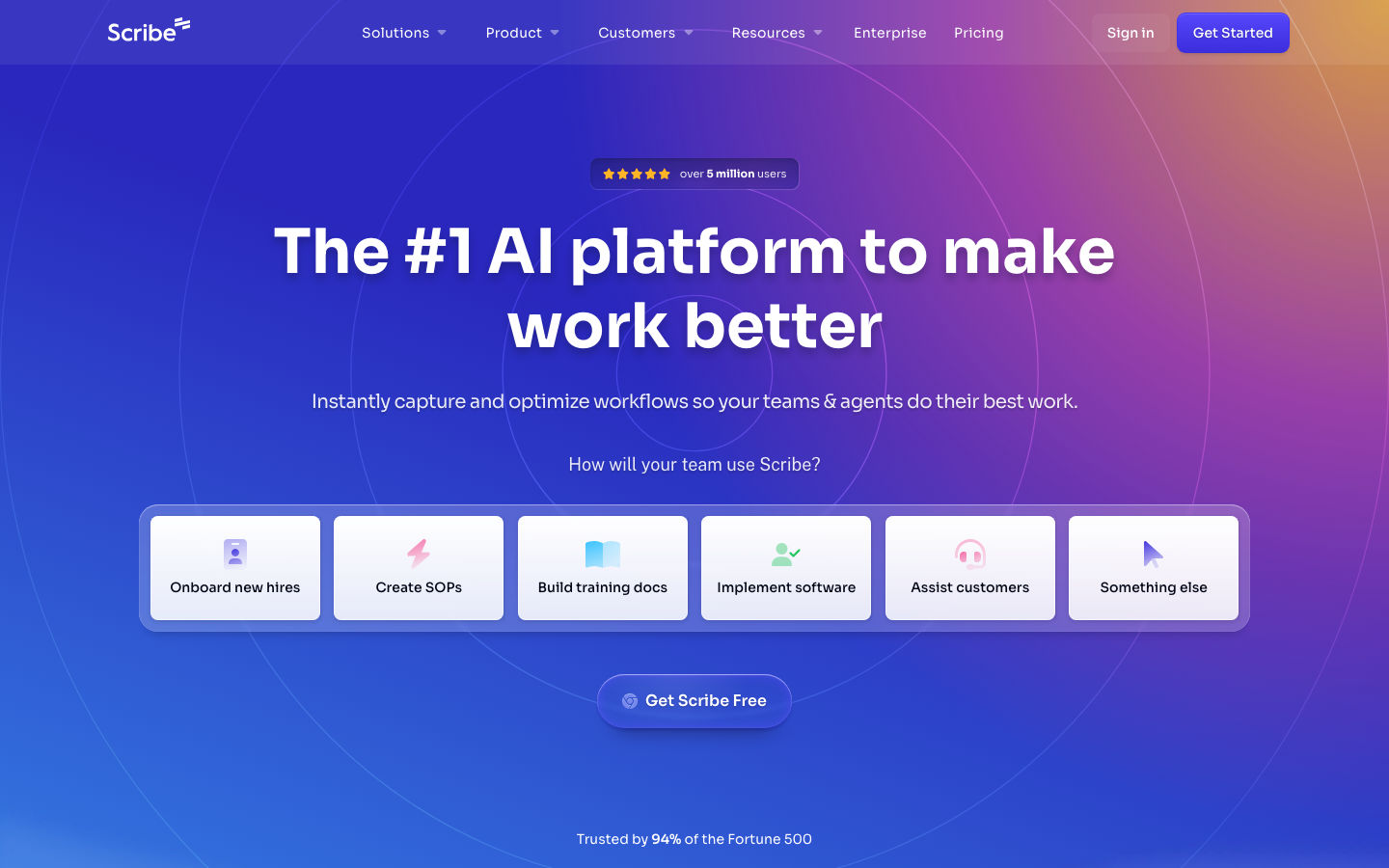 Scribe AI product preview