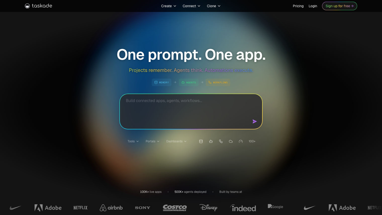 Taskade product preview