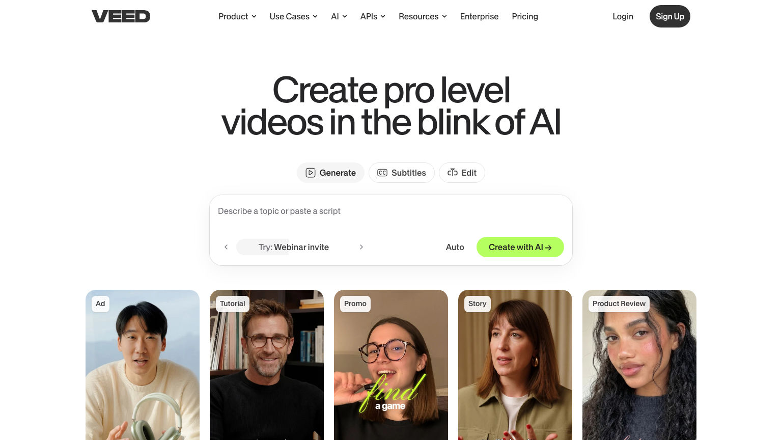 VEED product preview