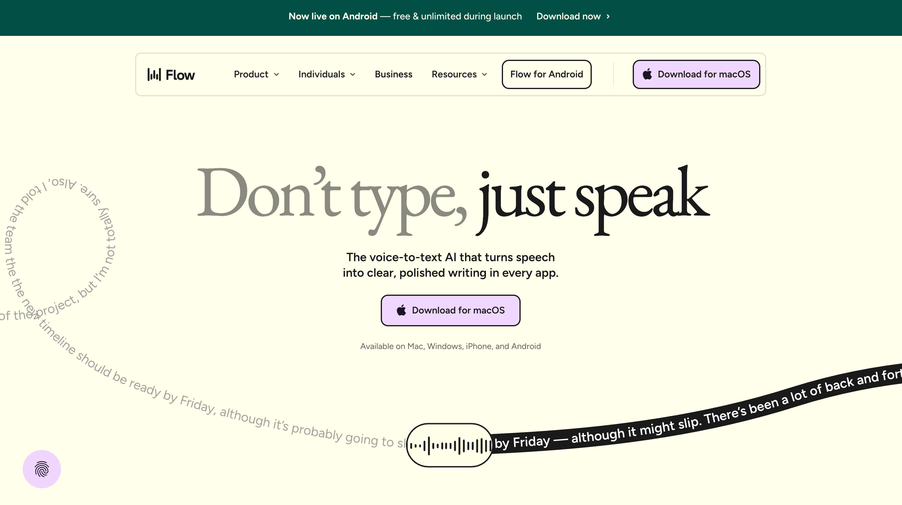 Wispr product preview