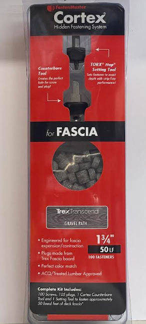 Cortex Fastening System Trex Fascia Screws - Rocky Harbor at Ashby