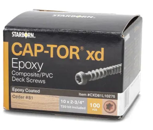CAP-TOR #10 x 2-3/4