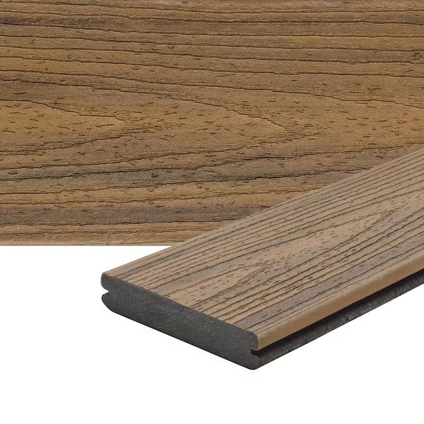 16' Trex Transcend Tropics Decking - Havana Gold Grooved at Tart