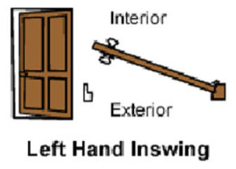 2/8 x 6/8 Half-Glass Steel Door - Left Hand Inswing at S.W. Collins Co ...