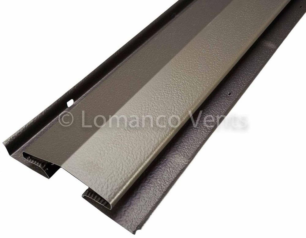Lomanco Bronze Aluminum Low Profile Ridge Vent - 10' at Gabriel ...