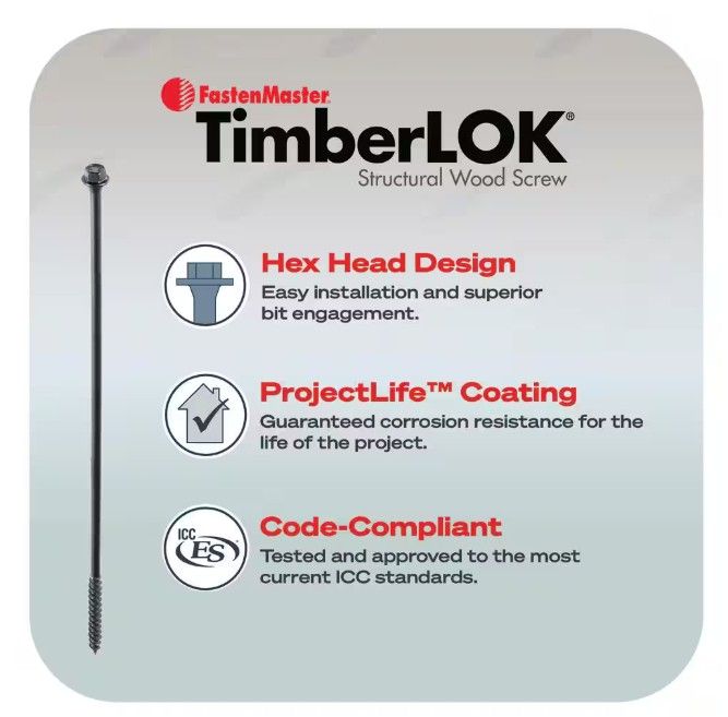 FastenMaster - TimberLOK Structural Wood Screw - 10