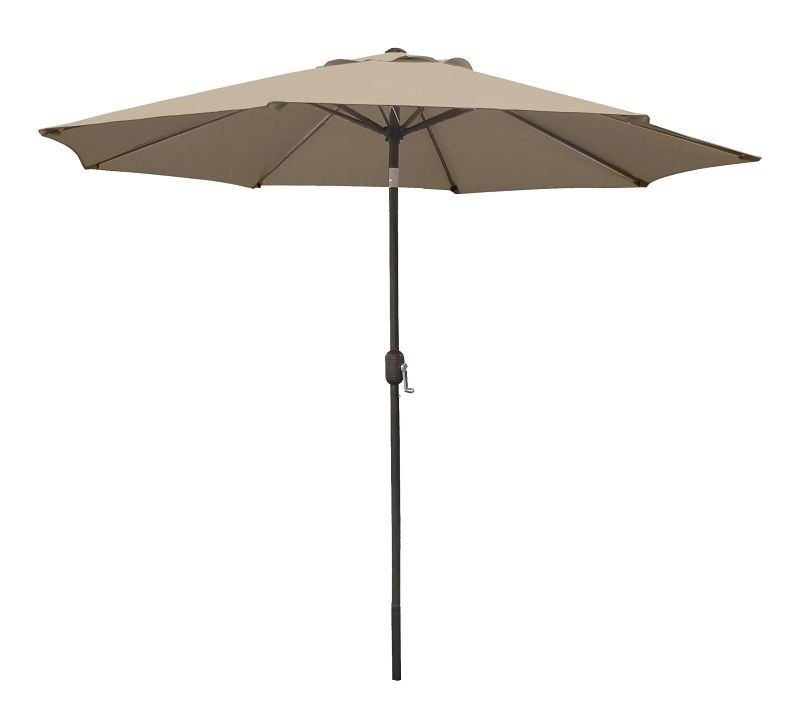 crispin cider patio umbrella 9-Foot Outdoor -Hexagonal Basic Push-Tilt and plan clear walk paths Abba Patio Apple-shaped Market Umbrella