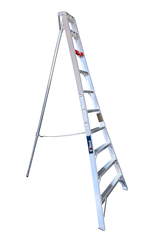Orchard Stokes 1110 Aluminum Tripod Ladder 10-ft