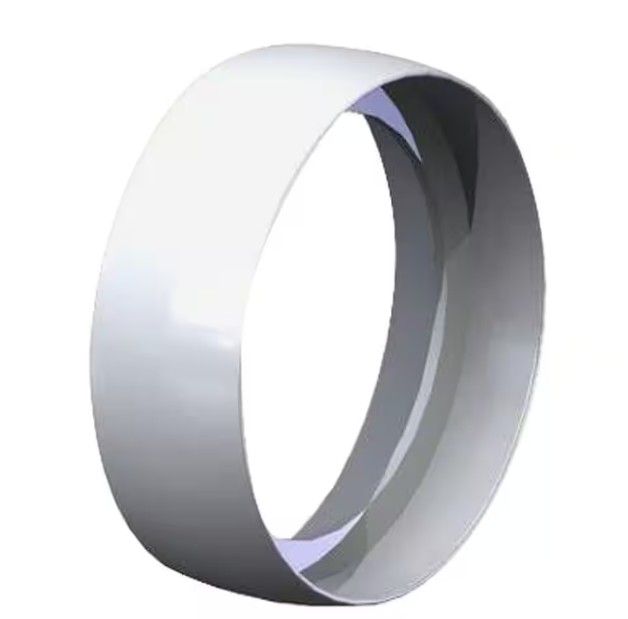 White Vinyl Clad ADA Handrail Joint Ring at GR Mitchell, Inc | White ...