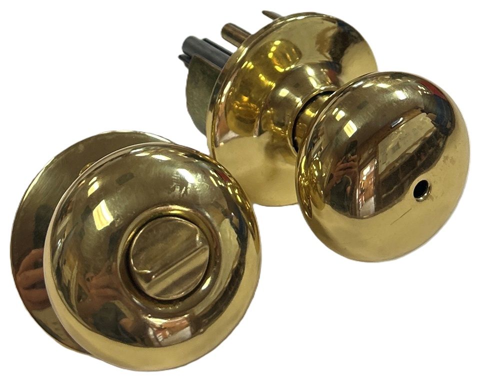 Privacy Lock Door Knob Brass at GR Mitchell, Inc | Door Accessories