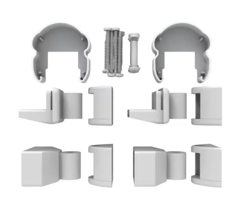 White Avalon Pellinore Level Angle Bracket Kit at GR Mitchell, Inc ...
